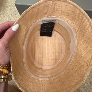 Prada Straw Logo Plaque Bucket Hat Size Small Accessories | Prada Straw Logo Plaque Bucket Hat Size Small  main image 4